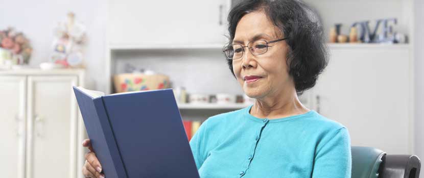 신문, 책읽기 60cm